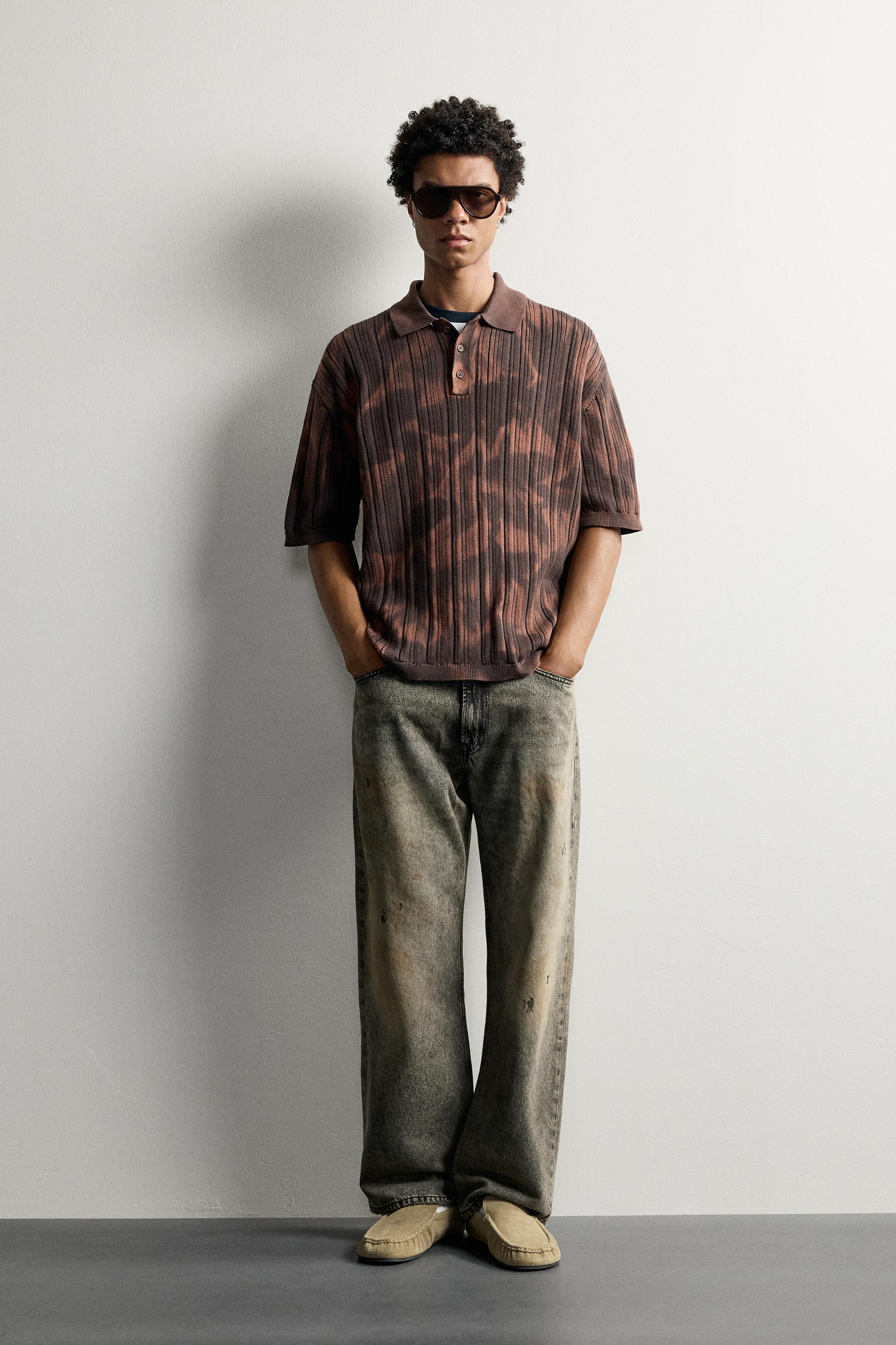 POLO REGULAR FIT DÉLAVÉ ACID WASH